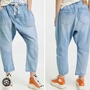 One Teaspoon Light Blue Boyfriend Jeans pants The SHABBY KINGPINS drop crotch xs